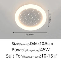 Lustre LED Moderne pour Enfants "Pluie de Météores 2022" | Marco Lucetti