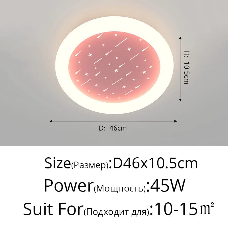 Lustre LED Moderne pour Enfants "Pluie de Météores 2022" | Marco Lucetti