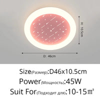 Lustre LED Moderne pour Enfants "Pluie de Météores 2022" | Marco Lucetti