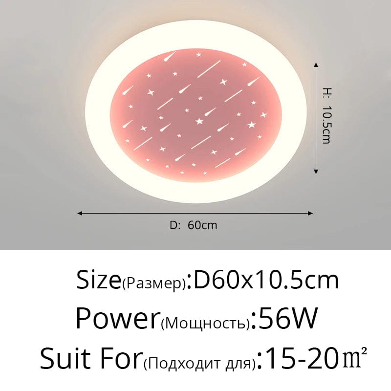 Lustre LED Moderne pour Enfants "Pluie de Météores 2022" | Marco Lucetti
