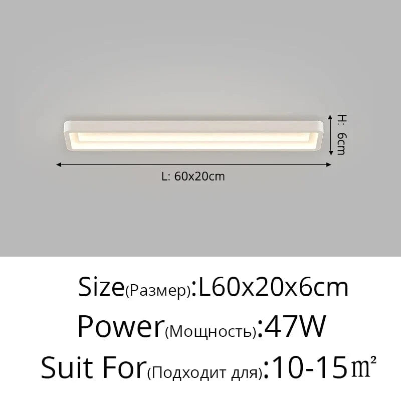 Lustre LED Moderne pour Intérieur - Collection Maison Dero | Marco Lucetti A 60cm / Blanc froid Pas de télécommande