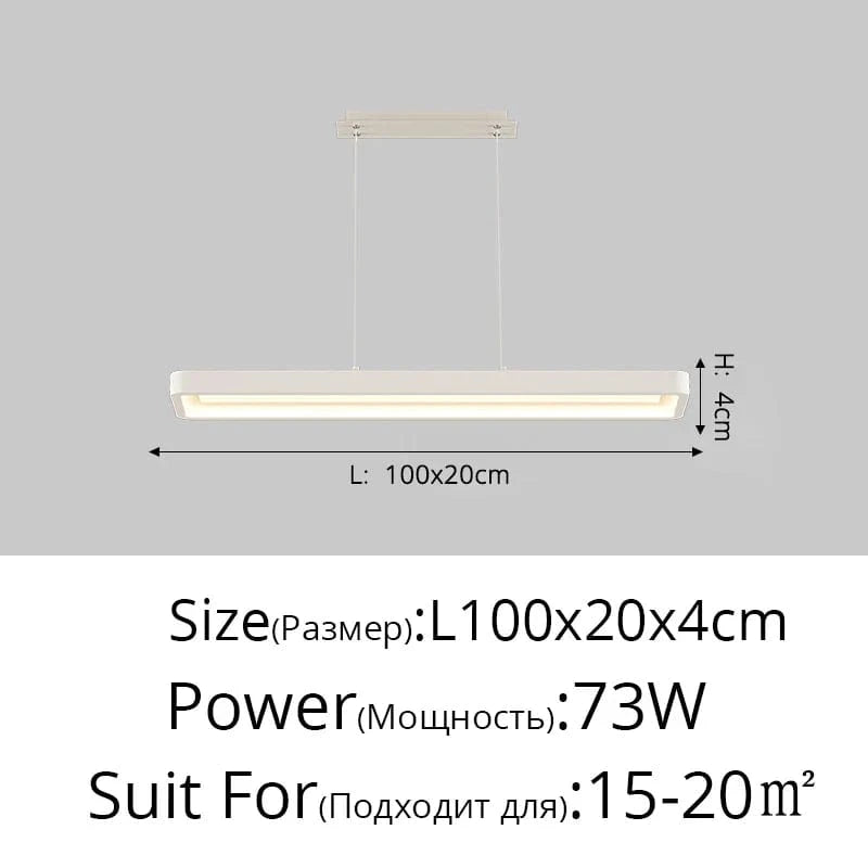 Lustre LED Moderne pour Intérieur - Collection Maison Dero | Marco Lucetti B 100 cm / Luminosité variable