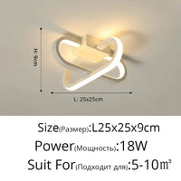 Lustre LED Moderne pour l'Intérieur de Votre Maison | Marco Lucetti A style blanc / Blanc chaud