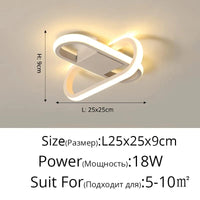 Lustre LED Moderne pour l'Intérieur de Votre Maison | Marco Lucetti Style B Blanc / Blanc chaud