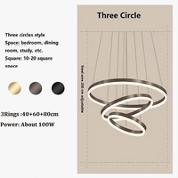Lustre LED Moderne pour Rondes Suspensions au Plafond  | Marco Lucetti