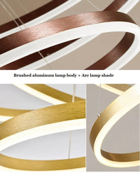 Lustre LED Moderne pour Rondes Suspensions au Plafond  | Marco Lucetti