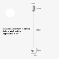 Lustre LED moderne pour salon, chambre et cuisine - Suspension élégante pour maison, hôtel et restaurant | Marco Lucetti Blanc / Blanc froid