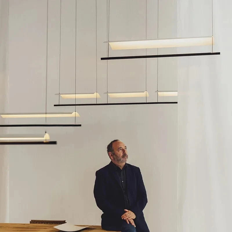 Lustre LED moderne pour salon, salle à manger, restaurant, bar, cuisine, îlot, bureau - Éclairage décoratif premium | Marco Lucetti