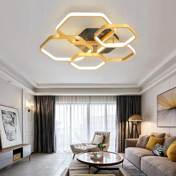 Lustre Led moderne pour salons - Éclat Intemporel | Marco Lucetti