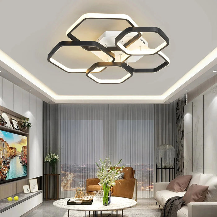 Lustre Led moderne pour salons - Éclat Intemporel | Marco Lucetti