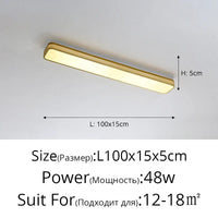 Lustre LED moderne pour un éclairage intérieur chic - Longue bande décorative pour la maison | Marco Lucetti