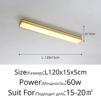 Lustre LED moderne pour un éclairage intérieur chic - Longue bande décorative pour la maison | Marco Lucetti