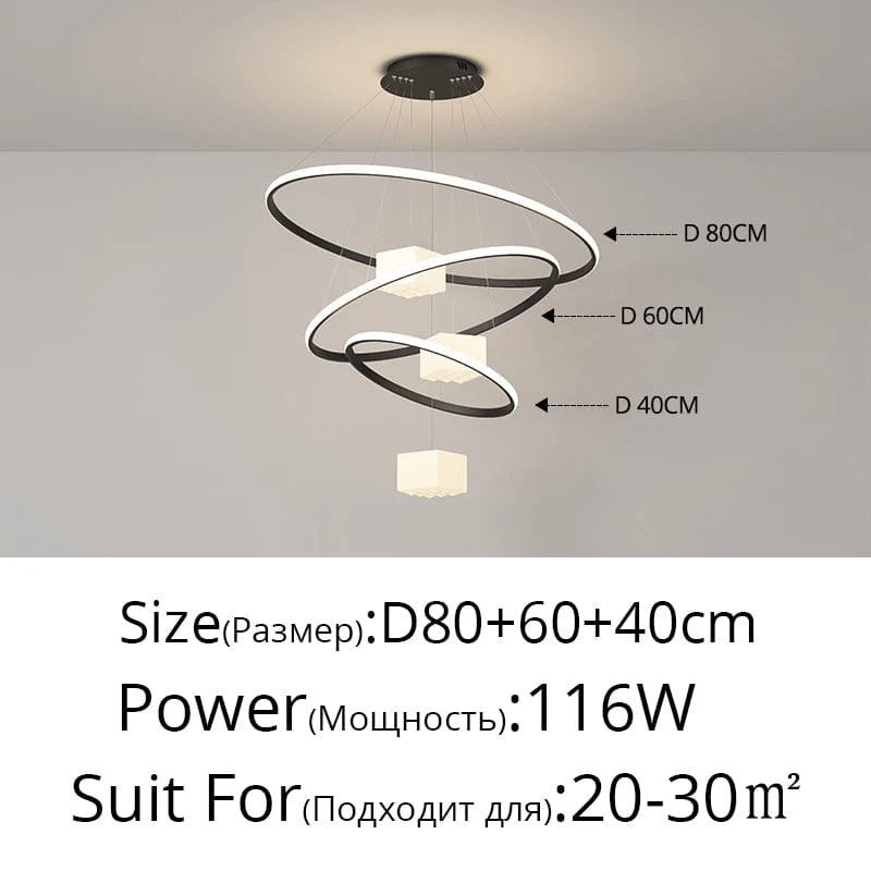 Lustre LED Moderne pour un Éclairage Intérieur Décoratif | Marco Lucetti