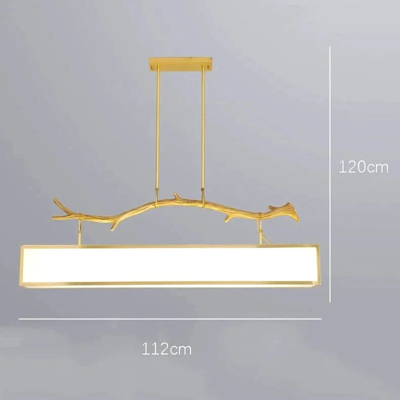 Lustre LED moderne pour un éclairage intérieur élégant | Marco Lucetti 112 cm / Gradation à distance RC