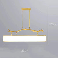 Lustre LED moderne pour un éclairage intérieur élégant | Marco Lucetti 112 cm / Gradation à distance RC