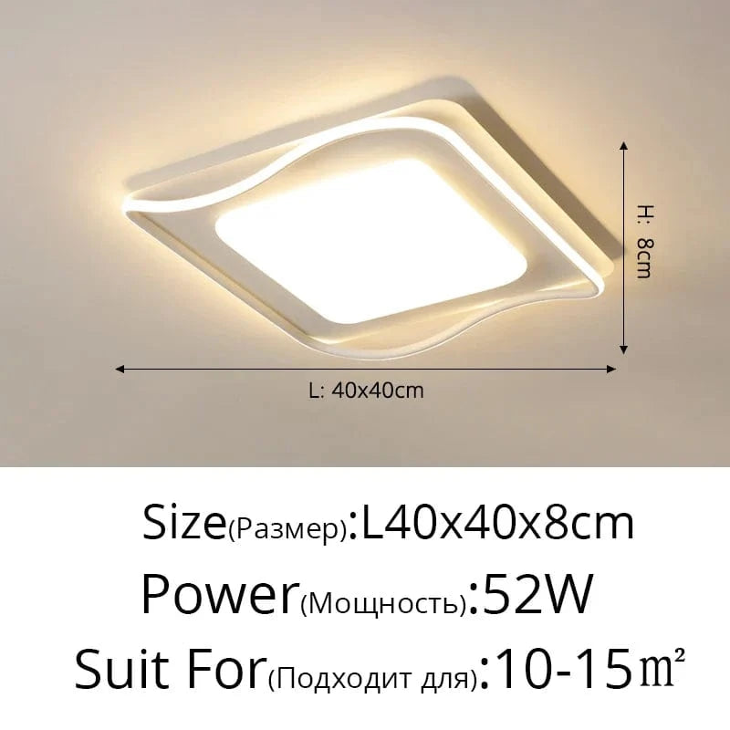 Lustre LED Moderne pour un Éclairage Intérieur Élégant | Marco Lucetti Blanc froid / B Blanc 40cm