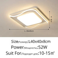 Lustre LED Moderne pour un Éclairage Intérieur Élégant | Marco Lucetti Blanc froid / B Blanc 40cm