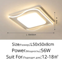 Lustre LED Moderne pour un Éclairage Intérieur Élégant | Marco Lucetti Blanc froid / B Blanc 50cm