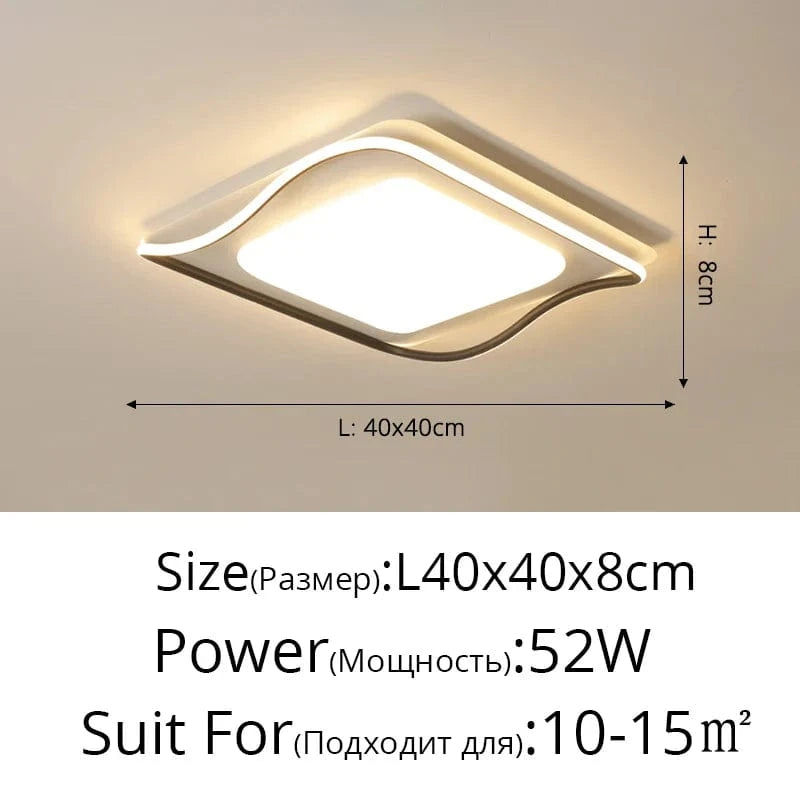 Lustre LED Moderne pour un Éclairage Intérieur Élégant | Marco Lucetti Blanc froid / B Noir 40cm