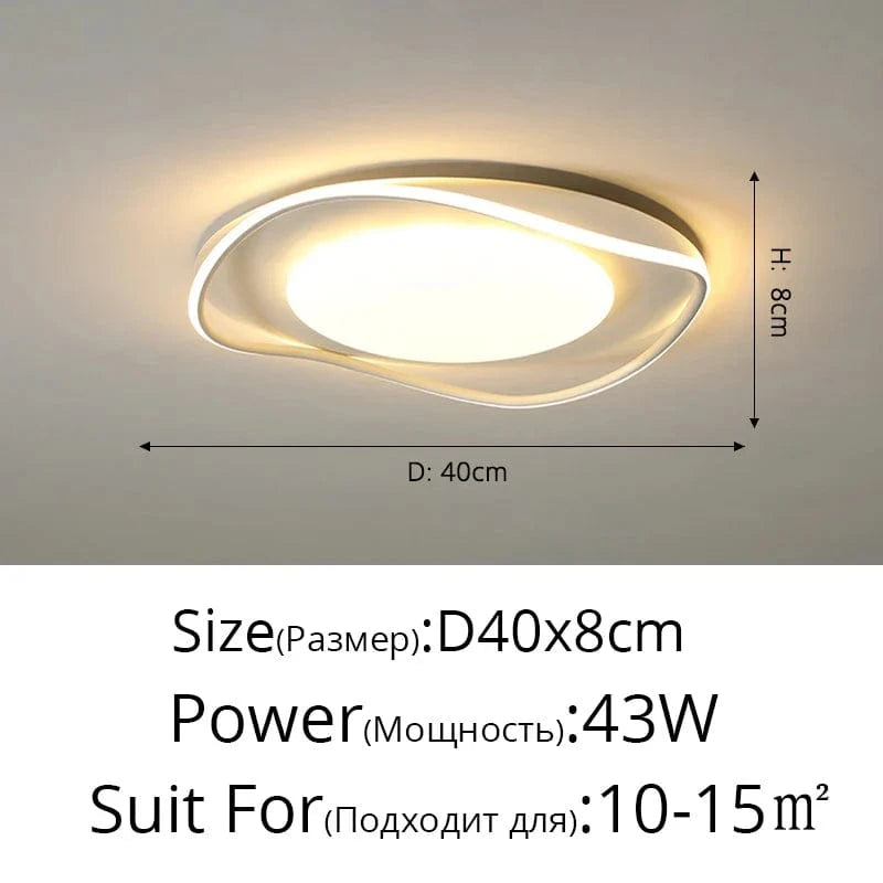 Lustre LED Moderne pour un Éclairage Intérieur Élégant | Marco Lucetti Luminosité variable / A blanc 40cm