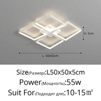 Lustre LED moderne pour un éclairage intérieur et une décoration élégante | Marco Lucetti Changeable / Blanc A