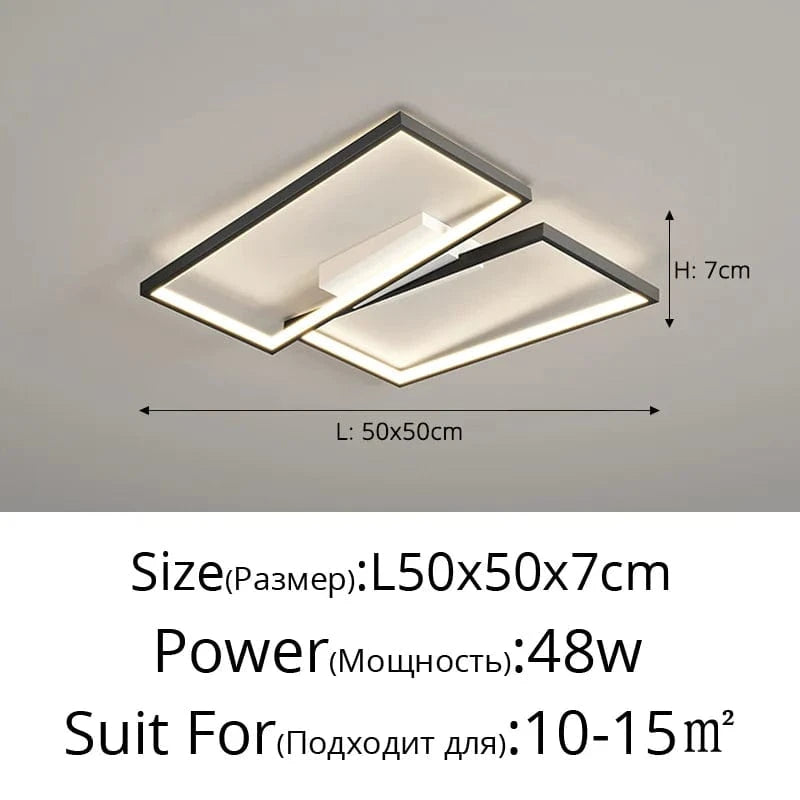 Lustre LED moderne pour un éclairage intérieur et une décoration élégante | Marco Lucetti Changeable / Noir C