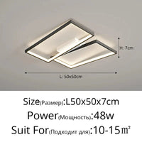 Lustre LED moderne pour un éclairage intérieur et une décoration élégante | Marco Lucetti Changeable / Noir C