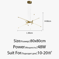 Lustre LED moderne pour une décoration intérieure sophistiquée et un éclairage lumineux | Marco Lucetti