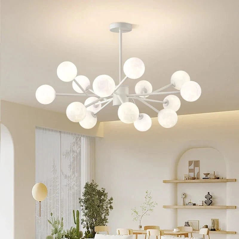 Lustre LED Moderne Qiyimei avec 12/15 Lumières pour Intérieur | Marco Lucetti