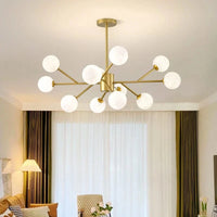 Lustre LED Moderne Qiyimei avec 12/15 Lumières pour Intérieur | Marco Lucetti