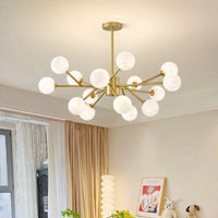 Lustre LED Moderne Qiyimei avec 12/15 Lumières pour Intérieur | Marco Lucetti