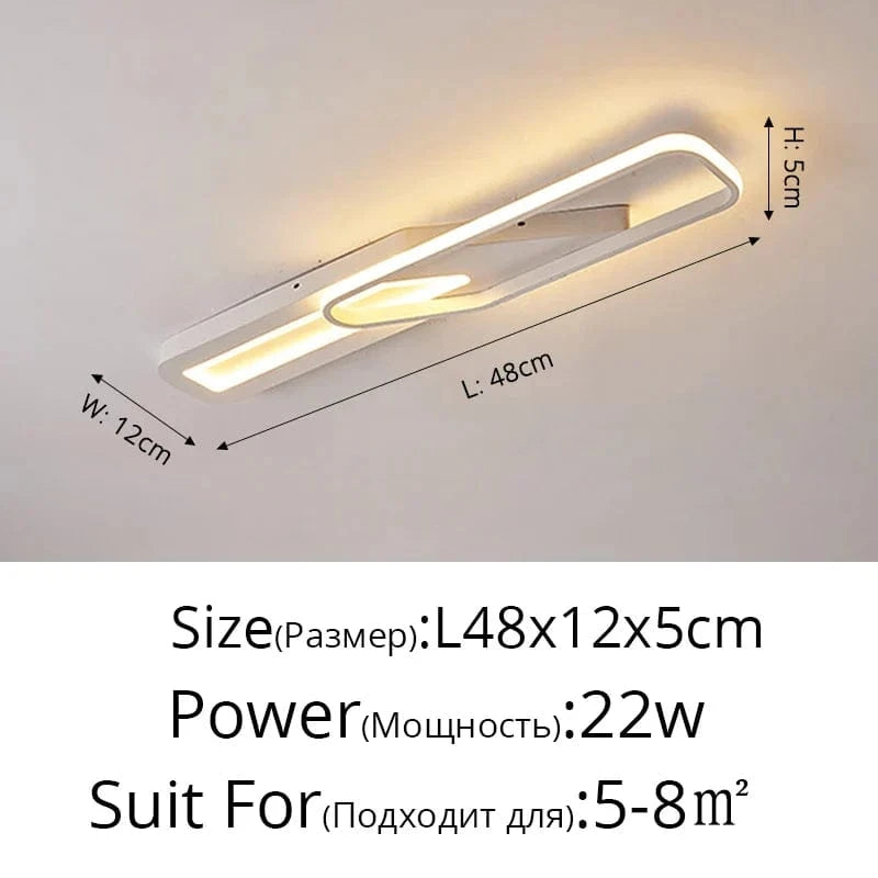 Lustre LED moderne romantique et créatif - Éclairage nordique chaud | Marco Lucetti B 48cm 22W Blanc / 3 couleurs sans télécommande