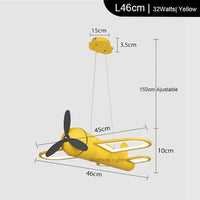 Lustre Led moderne "SkyFlyer" | Marco Lucetti Jaune Petit 32W / Blanc chaud