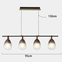 Lustre LED Moderne Suspendu Design Intérieur | Marco Lucetti 4 têtes / Blanc froid