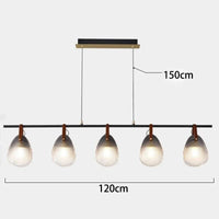 Lustre LED Moderne Suspendu Design Intérieur | Marco Lucetti 5 têtes / Blanc froid