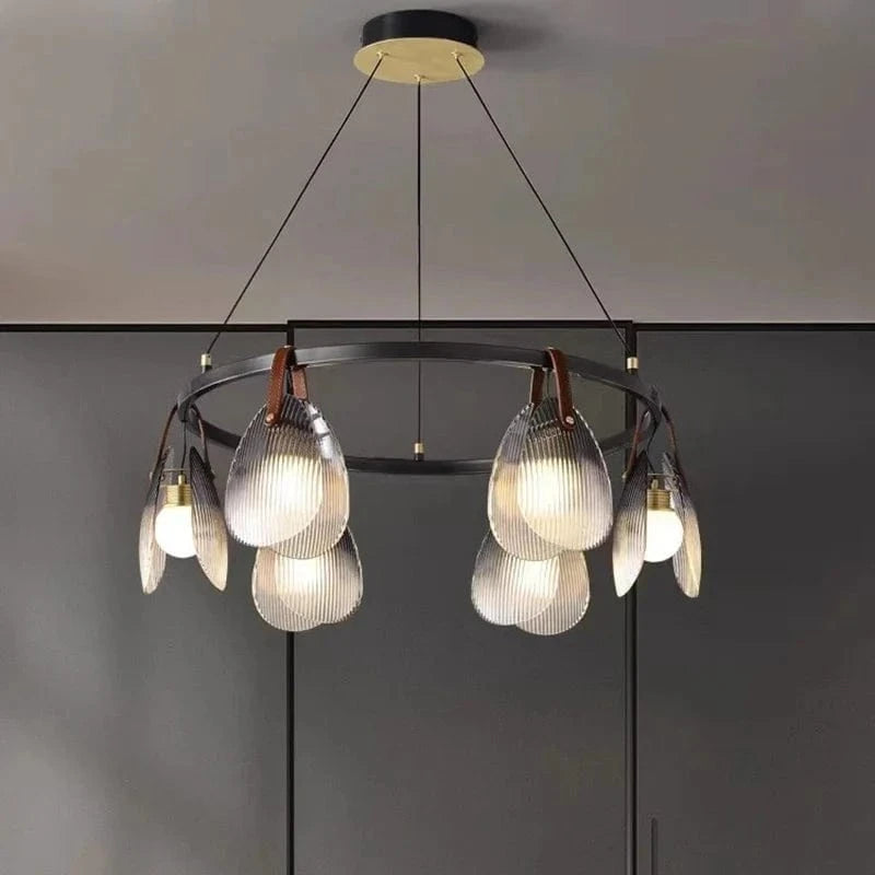 Lustre LED Moderne Suspendu Design Intérieur | Marco Lucetti 6 têtes / Blanc froid