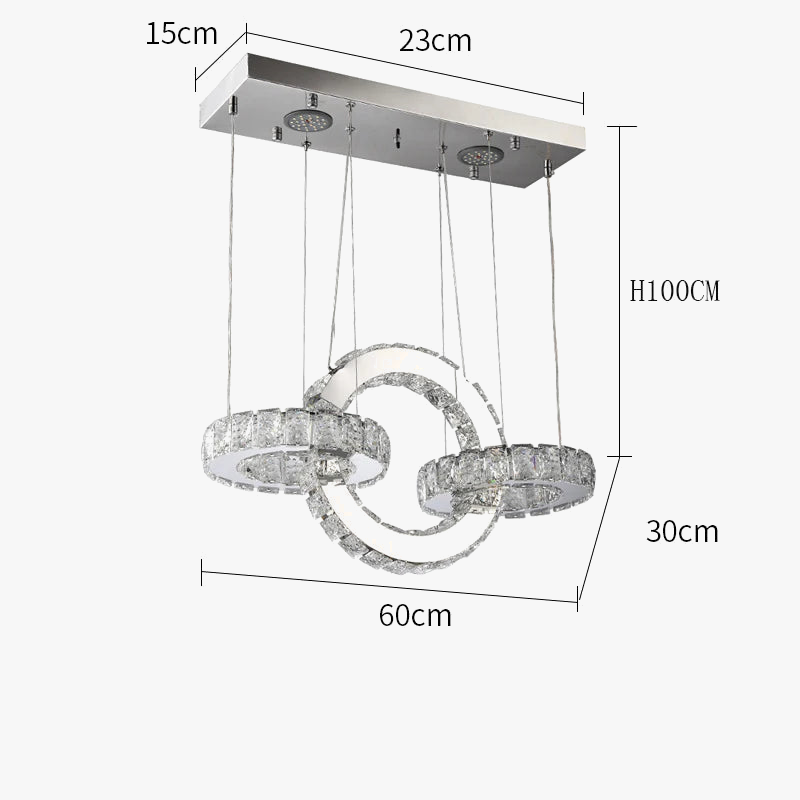 Lustre LED Moderne pour Illuminer Votre Intérieur