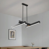 Lustre LED moderne "Z Noir" par Yeray | Marco Lucetti