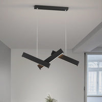 Lustre LED moderne "Z Noir" par Yeray | Marco Lucetti