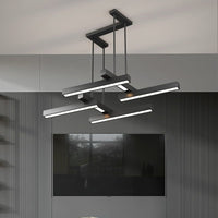 Lustre LED moderne "Z Noir" par Yeray | Marco Lucetti