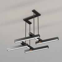 Lustre LED moderne "Z Noir" par Yeray | Marco Lucetti C - L950 x W85mm / Chaude