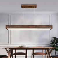 Lustre LED Modernes Design Bois Foncé - Décoration Intérieure | Marco Lucetti