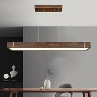 Lustre LED Modernes Design Bois Foncé - Décoration Intérieure | Marco Lucetti