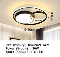 Lustre LED multicolore pour éclairer votre intérieur | Marco Lucetti Circulaire 40cm / 3 couleurs (pas de télécommande