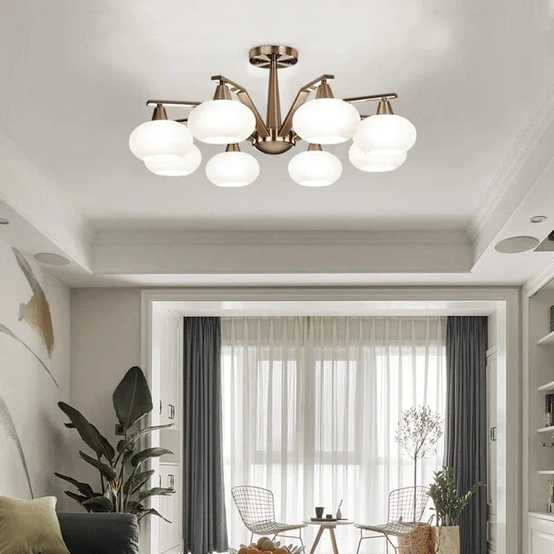 Lustre LED Nickel Moderne | Marco Lucetti