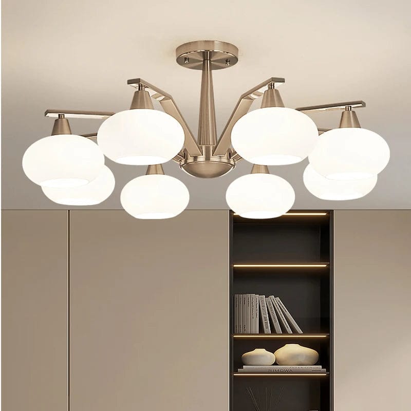 Lustre LED Nickel Moderne | Marco Lucetti