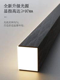 Lustre LED Noir/Blanc Tube Élégant | Marco Lucetti