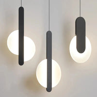 Lustre LED Noir en Acrylique | Marco Lucetti