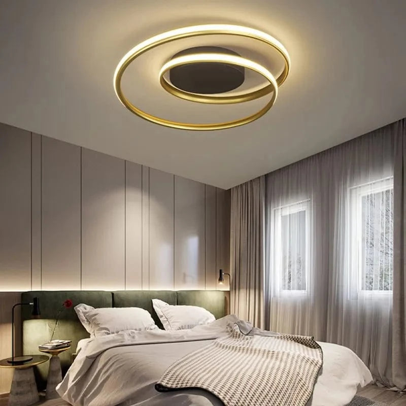 Lustre LED Noir et Blanc - Montage en Surface | Marco Lucetti
