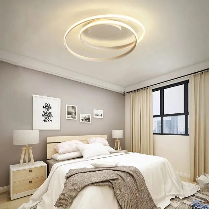 Lustre LED Noir et Blanc - Montage en Surface | Marco Lucetti